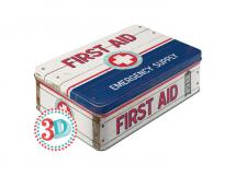 Plåtskrin First Aid - Rockabillybutiken. com 