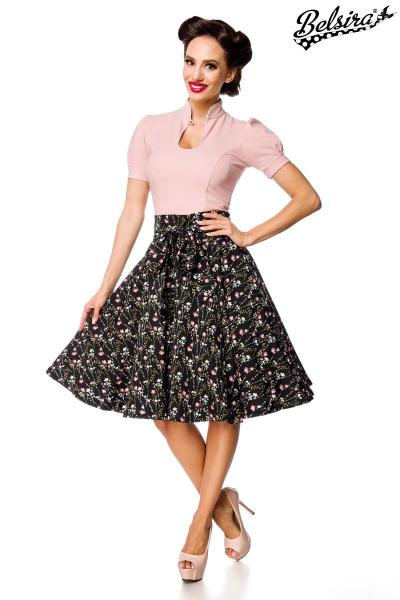 Belsira kjol med rosett blommor - Rockabillybutiken. com 
