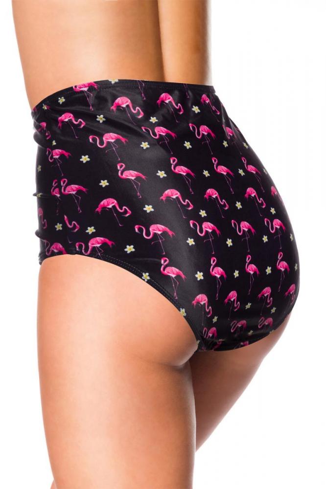 Hög bikinitrosa med flamingos - Rockabillybutiken. com 