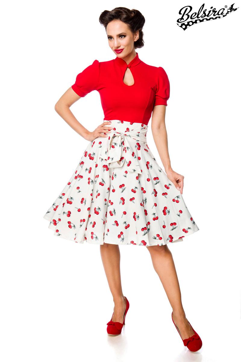 Belsira kjol med rosett krsbr - Rockabillybutiken. com 