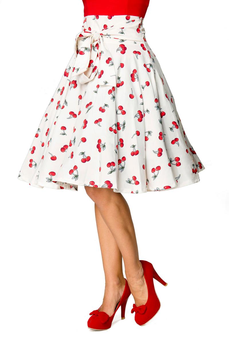 Belsira kjol med rosett krsbr - Rockabillybutiken. com 